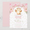 Search for owl 1st birthday invitations Cute