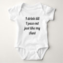 Search for alcohol baby clothes humor