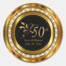 Search for 50th anniversary wedding stickers Couple