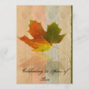 Search for fall anniversary invitations Gold
