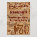 Search for scavenger hunt birthday invitations Party