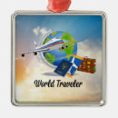 Search for suitcase ornaments World traveler