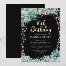 Search for succulents birthday invitations Modern