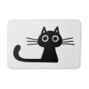 Search for funny bath mats Black and white
