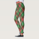 Search for red and green plaid leggings Geometric