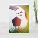 Search for soccer thank you cards Black