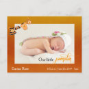 Search for halloween birth announcement cards Orange