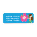 Search for hawaiian return address labels Luau party