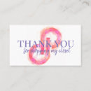 Search for thank you red business cards pink