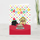 Search for black labrador birthday cards Cute