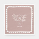 Search for blush pink wedding napkins Dusty