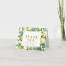Search for botanical thank you cards Citrus