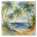 Search for palm tree tiles Tropical beach