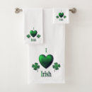 Search for st patricks day bath towels Clover