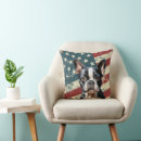 Search for boston terrier pillows Watercolor