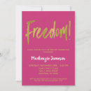 Search for freedom invitations Retirement party