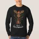 Search for christmas moose tshirts Xmas