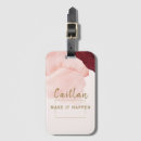 Search for script font luggage tags Monogrammed