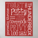 Search for funny toilet posters Loo