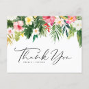 Search for hawaiian wedding thank you cards Tropical