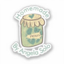 Search for homemade pickle stickers Food