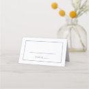 Search for simple wedding place cards Bride and groom names