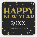Search for sparkling happy new year stickers New years eve party