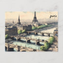 Search for vintage paris postcards Colorful