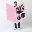 Search for giant 40th birthday cards Forty