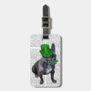 Search for french bulldog luggage tags Antique