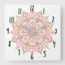 Search for orange clocks Boho