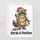 Search for raccoon christmas cards Matching