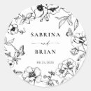 Search for elegant wedding stickers Vintage