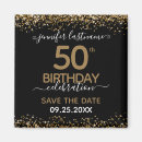 Search for 25th birthday save the dates Gold