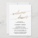 Search for welcome dinner invitations Simple