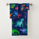 Search for dinosaur bath towels Watercolor
