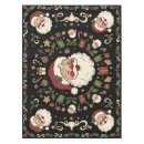 Search for black santa tablecloths Vintage