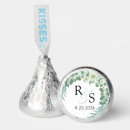 Search for wedding candy favors Watercolor botanical greenery