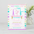Search for jump and play birthday invitations Jump tumble party