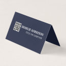 Search for black barcode business cards Modern professional black