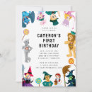 Search for wizard of oz invitations kids birthday