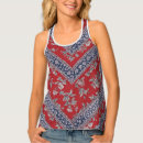 Search for blue bandana clothing Red