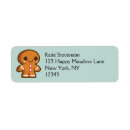 Search for gingerbread man return address labels Festive