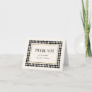 Search for art deco wedding thank you cards Black and white