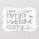 Search for crayons invitations Girls