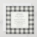 Search for buffalo plaid baby shower invitations Country