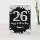 Search for 26th birthday cards Twenty sixth birthday