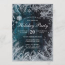 Search for blue and silver christmas invitations Snowflakes