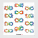Search for infinity symbol stickers Awareness