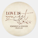 Search for love is sweet stickers Vintage